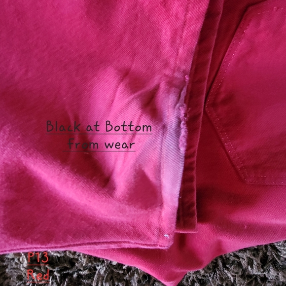 Levi's 501 Button Fly Jeans W40 L30 Red - Picture 6 of 9